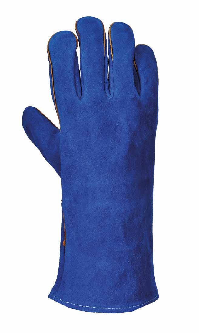 Portwest Welders Gauntlet, Size: XL, Colour: Blue, A510BLUXL, XL (Pack of 2) - Image 2