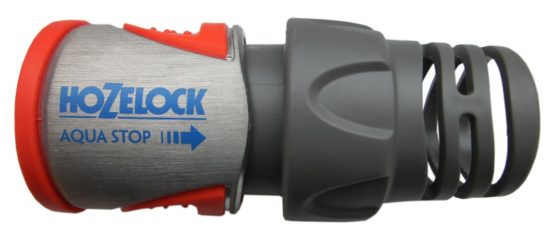 Hozelock AquaStop"Metall Pro" Connector, Grey, 15/19 mm