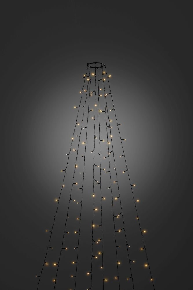 Konstsmide LED "Halo Tree System" Christmas Lights Outdoor 8 Strands of 30 Diodes, with FireFly Lights/Outdoor or Indoor Use (IP20)/240 Amber - Image 2