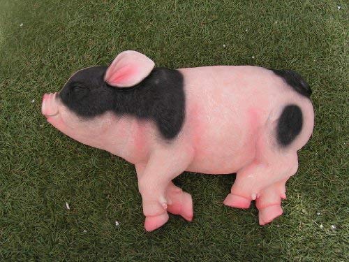 Design Toscano QM2580000 Sleeping Pig Garden Farm Animal Statue, 30.5 cm, Polyresin, Full Color - Image 2