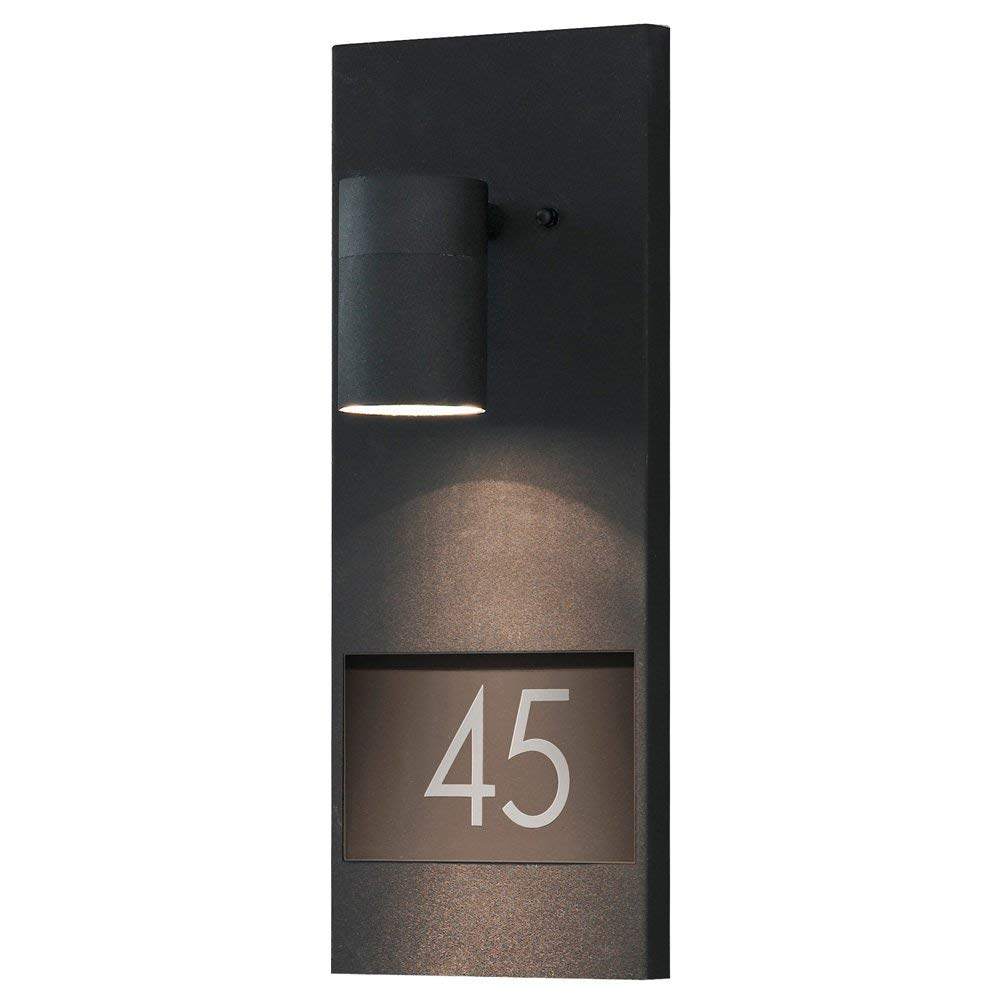 Konstsmide 7655-750 Modena House Number Down Light / Matt Black