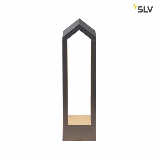 SLV Free-Standing RASCALI 45 Pole/LED Illumination for Paths, Walls, entrances, Outdoor Garden lamp / IP65 3000K 8W 360lm Anthracite, Aluminium, 8 W - Image 2