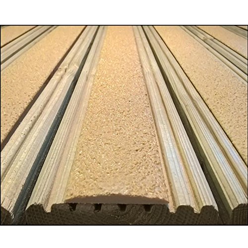 Pack of 5 Anti Slip Decking Strips 50mm x 600mm Beige - Image 2