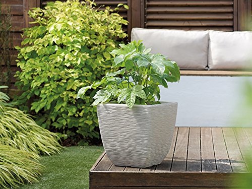Stewart Cotswold Planter 38cm Square Limestone Grey