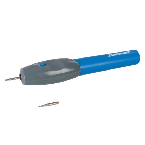 Silverline 483665 Battery-Powered Pen-Style Engraver 185mm