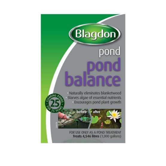 Blagdon Pond Balance, Clears Blanketweed & Algae, Encourages Plant Growth, M, 519g, Treats 4,546L of Pond Water
