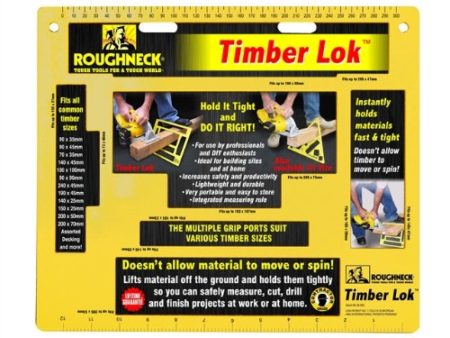 Roughneck ROU38655 38-655 Timber Lok, Multi-Colour, 0.6x29.8x35 cm