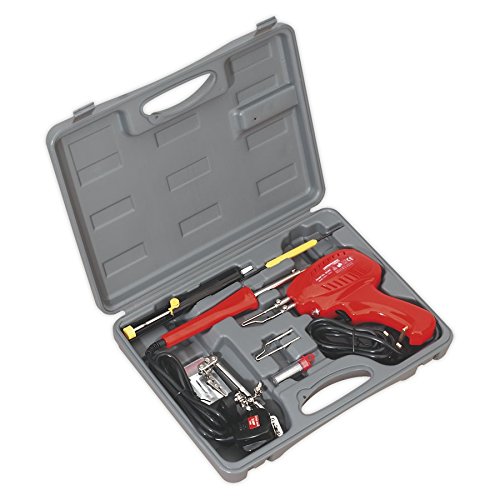 Sealey Sd300K Soldering Gun/Iron Kit 8Pc 230V, Multicoloured