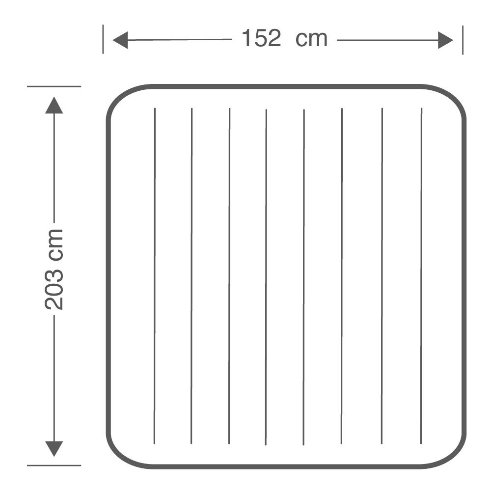 Intex Inflatable Bed, 64759, multicoloured, 152 x 203 x 25 cm - Image 4