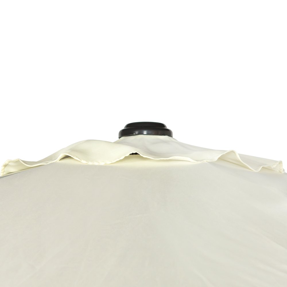 Aktive Garden Hexagonal Parasol with Aluminium Pole 270 cm vanilla - Image 4