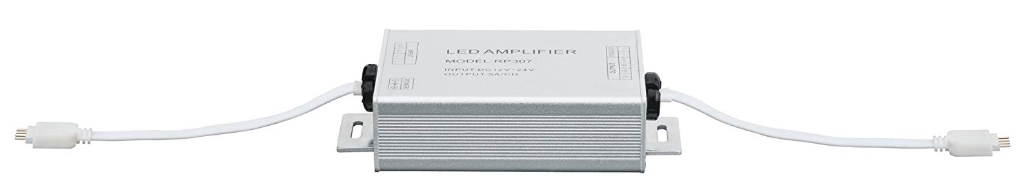 Paulmann 703.35 Function YourLED RGB Amplifier Max. 60W 12V Low Voltage DC Aluminium Matt Metal 70355 Amplifier - Image 2