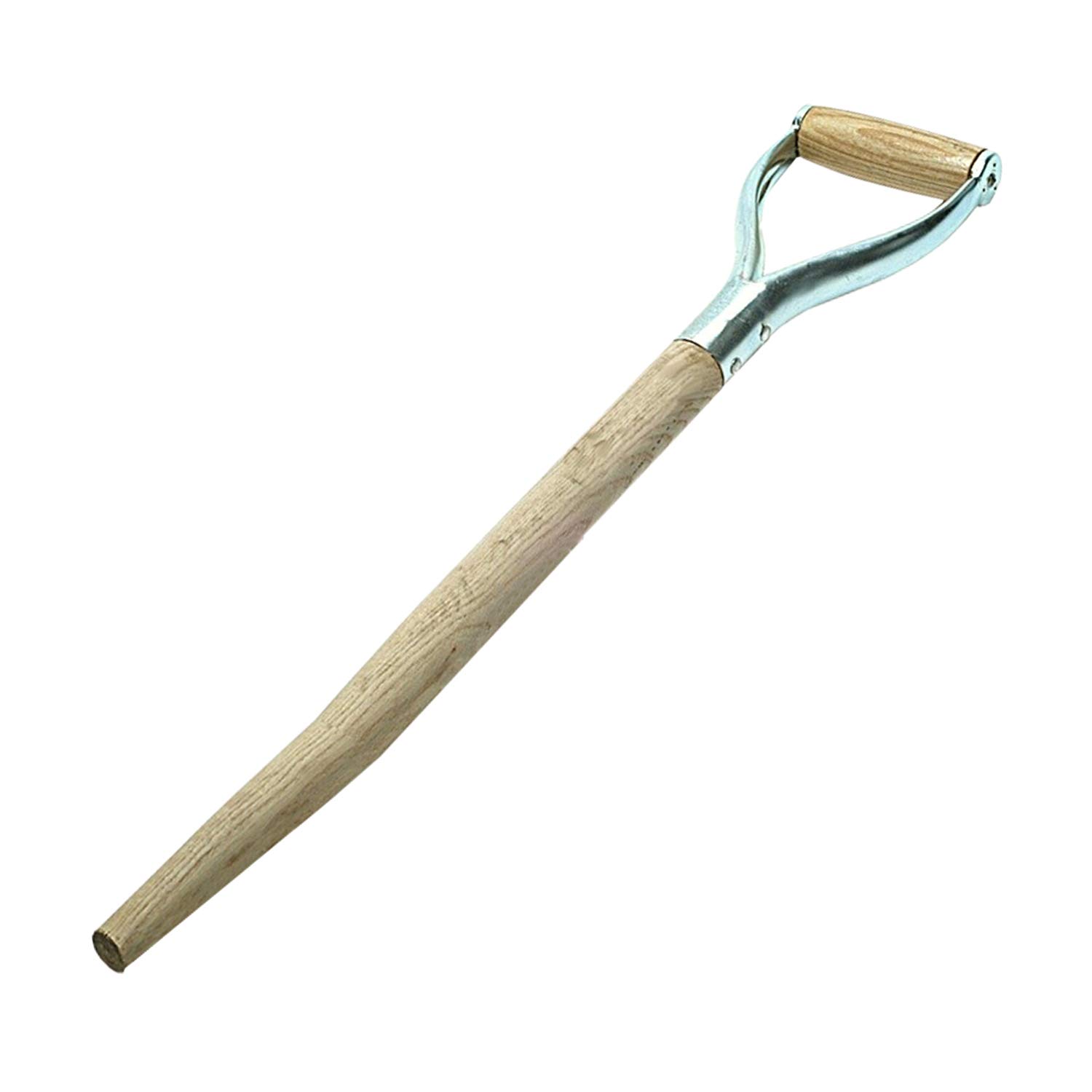 Faithfull Replacement MYD Handle Bent Taper Ash Wood 71cm (28in) Spades, Forks, and Shovel Handle