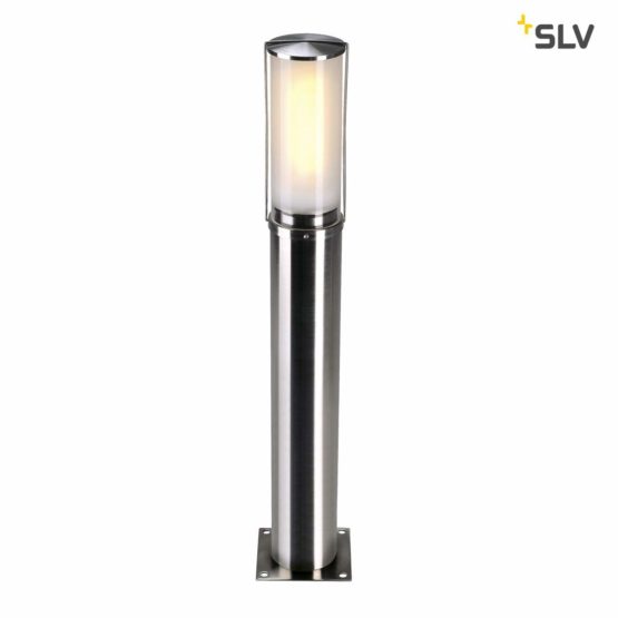 SLV Stainless Steel Free-Standing Big Nails 50 Illumination for Paths, Walls, entrances, LED Outdoor Garden lamp / E27 IP44 15W, 42 x 11 cm