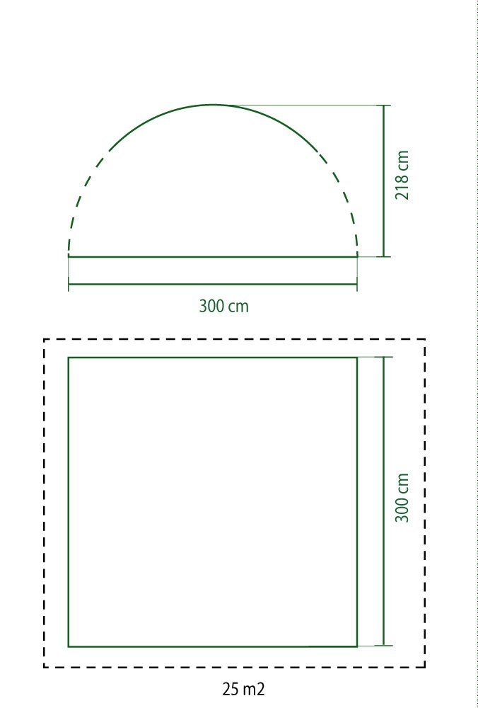 Coleman Unisex Adult Event Shelter, White and Green, Medium (3 x 3 m) - Image 2
