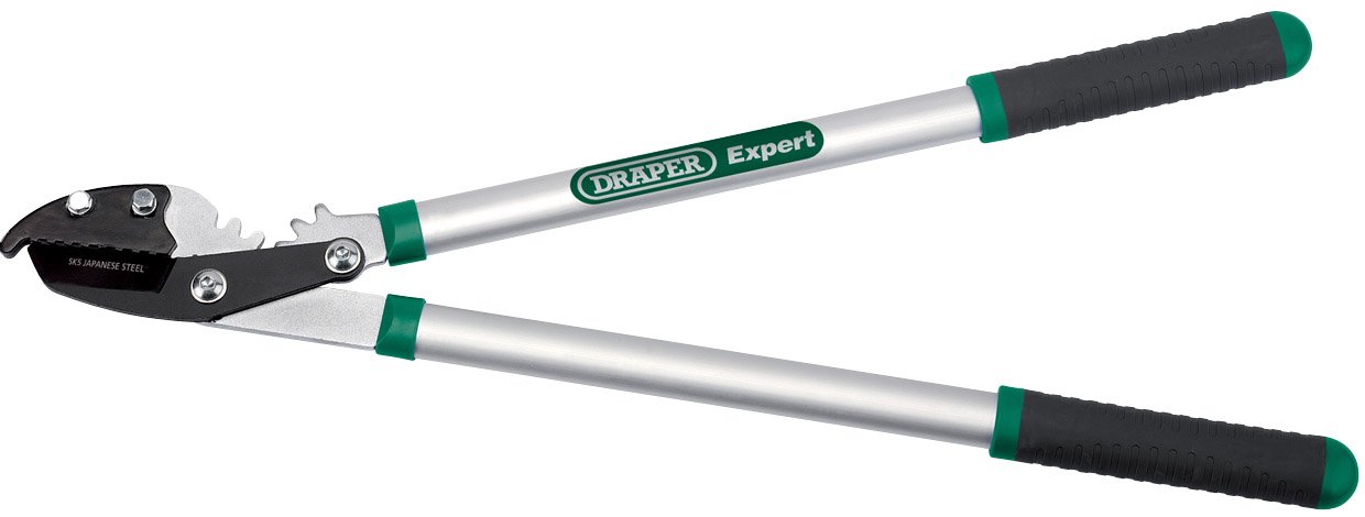 Draper 03312 Gear Action Soft Grip Anvil Lopper with Aluminium Handles, 685mm