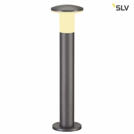 SLV Anthracite Free-Standing ALPA Mushroom 75 Illumination for Paths, Walls, entrances, LED Outdoor Garden lamp / E27 IP55 24W, 83 x 17 cm