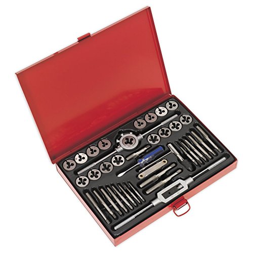 Sealey Ak3040 Tap and Die Set 40Pc Split Dies Metric