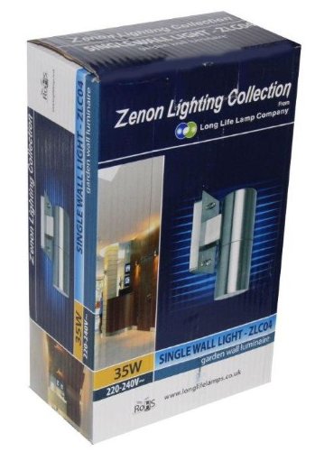Long Life Lamp Company 4 Watt LED Stainless Steel Single Wall Light ...