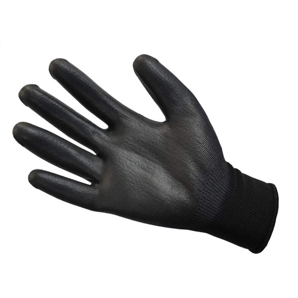 Scan SCAGLOPU12 Black PU Coated Gloves - Size 9 - Pack 12 - Image 2