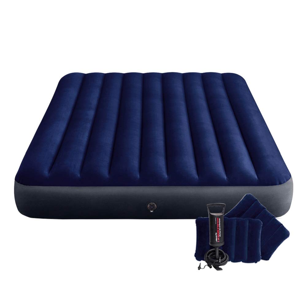 Intex Inflatable Bed, 64765, multicoloured, 152 x 203 x 25 cm
