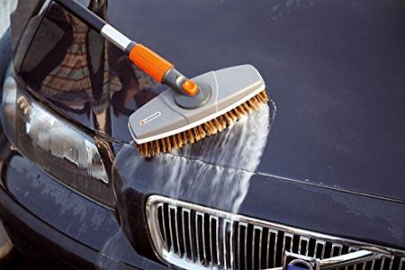 Gardena Washing Brush: Water-Bearing Cleaning Brush for the Clean System, also for Delicate Surfaces and the Car Wash Suitable (5570-20) - Image 2
