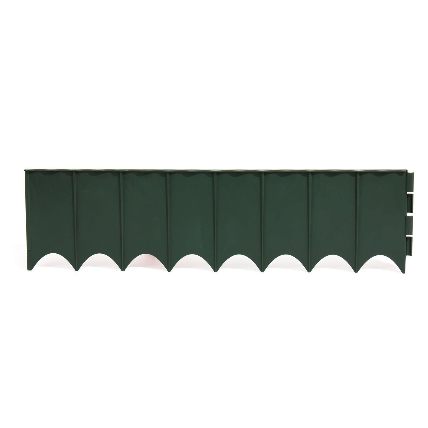 Prosper Plast IKRR-R851 595 x 16 cm Garden Fence , Assorted (Brown, Terracotta, Green) (10-Piece)