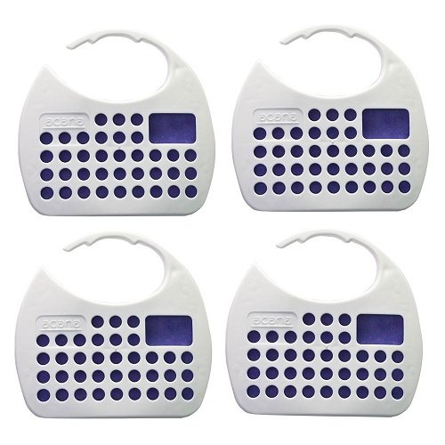 Acana Hanging Moth Killer & Freshener, 4 Pack, Lavender Fragrance, Natural Oils, For Wardrobes, Protects Clothing & Bedding