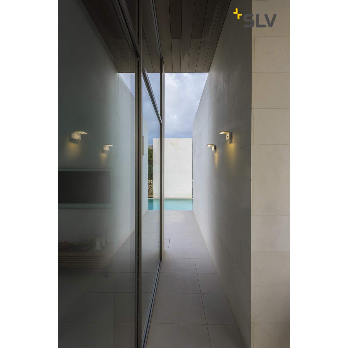 SLV Wall-Mounted Light LED Sensor WL/Lighting for Walls, Paths, entrances, LED spot Outdoor, Surface-Mounted Light Outdoor - Image 2