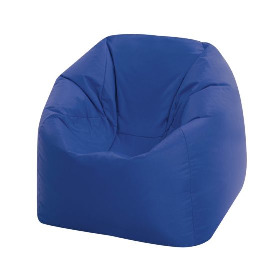 Bean Bag Bazaar Childrens Bean Bags Blue, Large, 58cm x 56cm Indoor