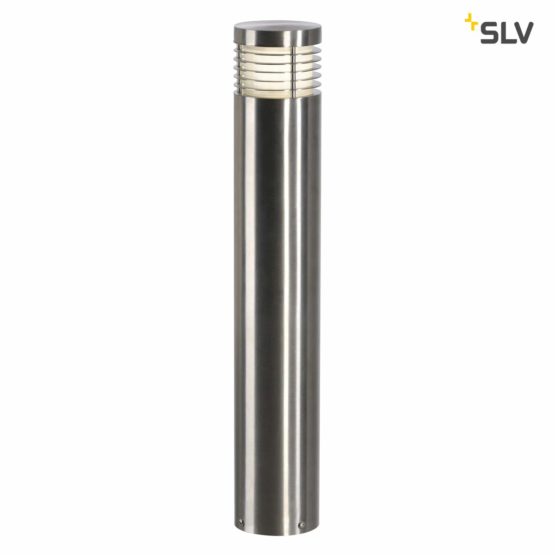 SLV 230066 VAP SLIM 60 standard lamp, satin stainless steel, E27, max. 20W, Steel, silver-grey,