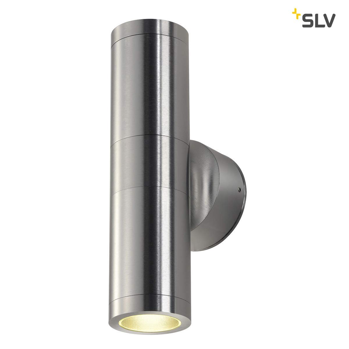 SLV 228776 ASTINA OUT ESL, alu brushed, 2xGU10, max, 2x11W, IP44, Aluminium, silver-grey, 24 x 9 cm