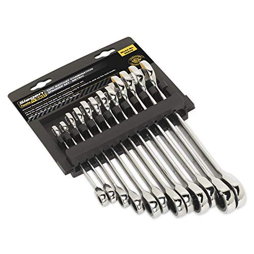 Siegen by Sealey 12pc Combination Ratchet Spanner Set - S0634 - Image 2