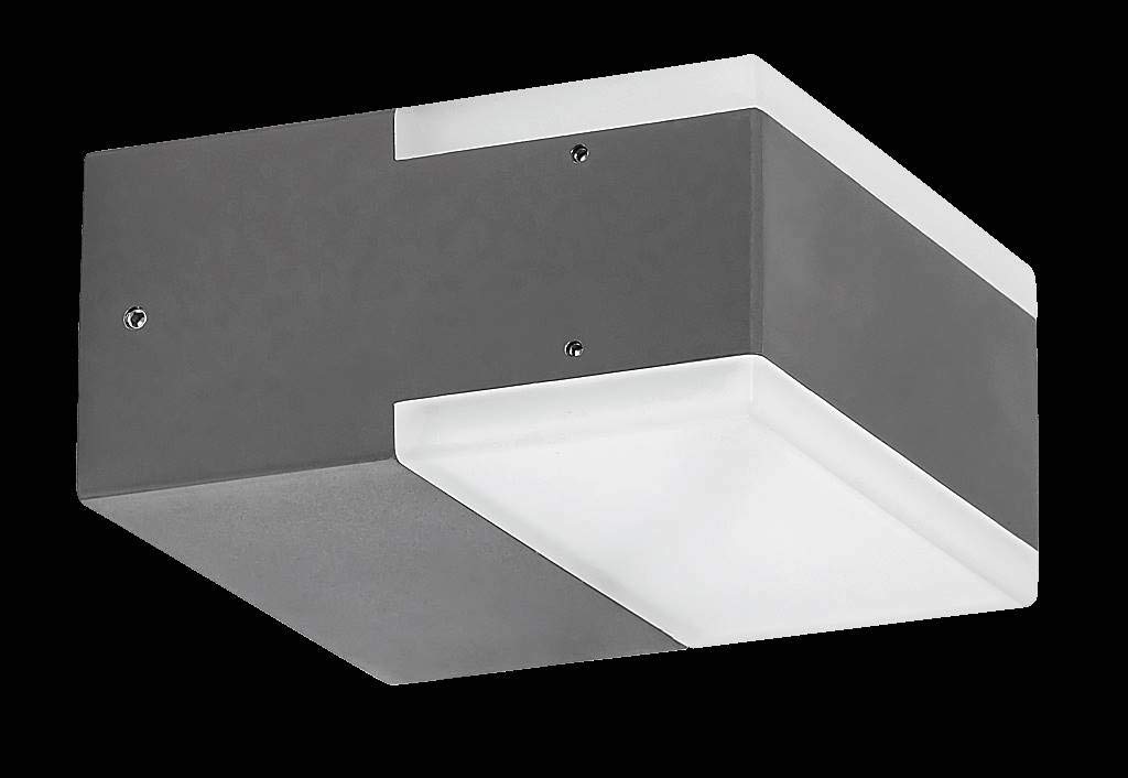 rabalux Bona 8060 A+ Outdoor Wall Light, Metal, Integrated, Anthracite, 11.2 x 56 x 11 cm - Image 4