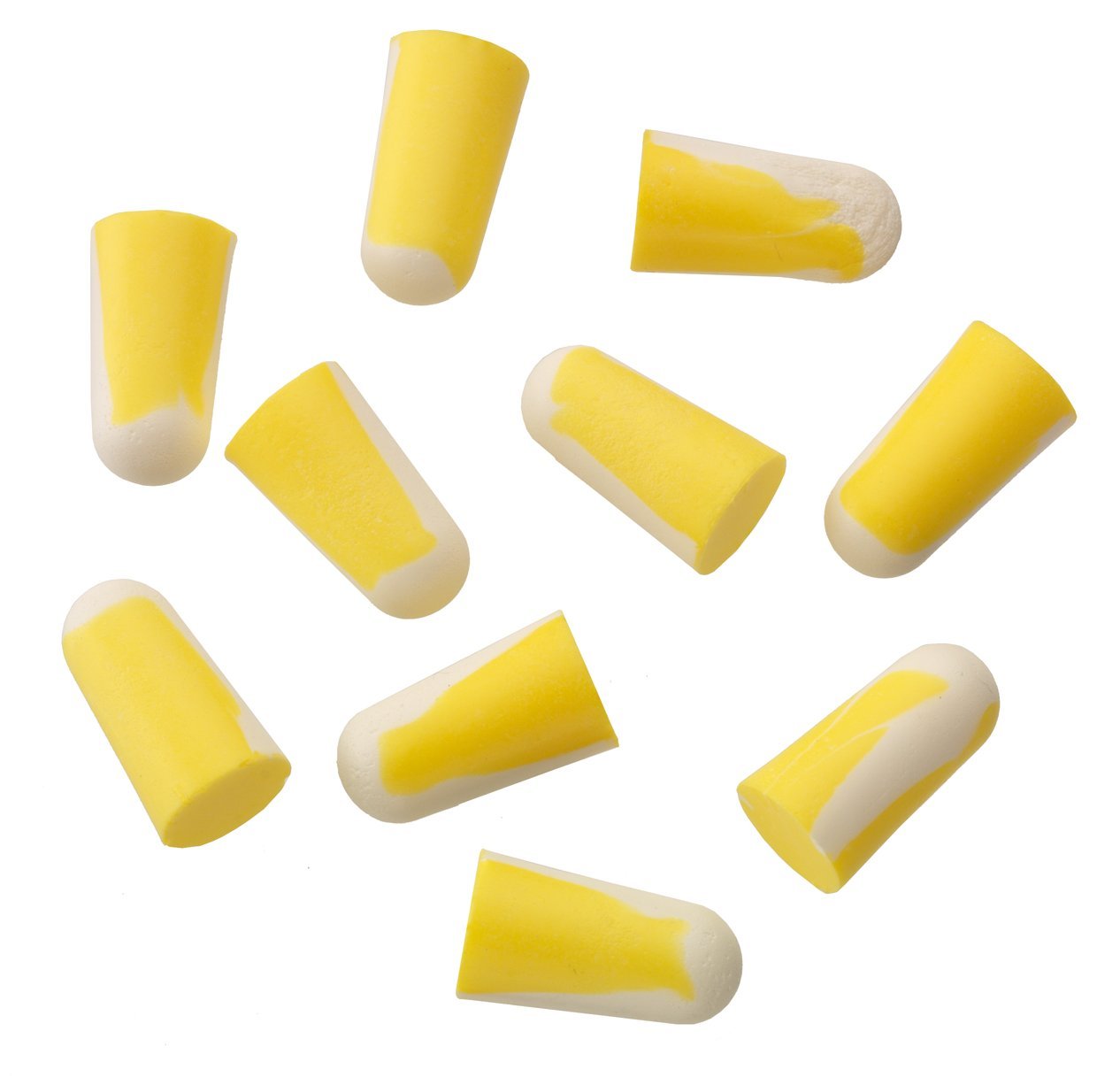 Connex COXT938711 Earplugs, Yellow, Set of 10 Pieces