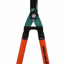 Green Jem Telescopic Hedge Shears Cutters Gardening Tool with Non-Stick Blades - Orange
