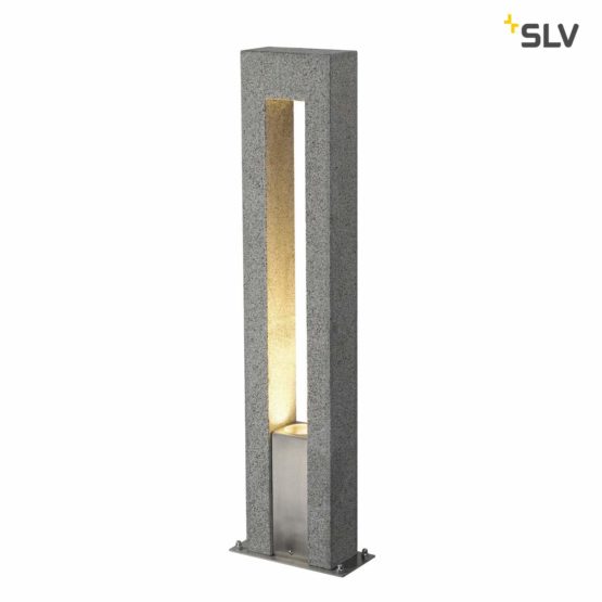 SLV 231420 ARROCK ARC GU10, standard lamp, granite, salt & pepper, GU10, max. 35W, Steel, stone grey, - Image 3
