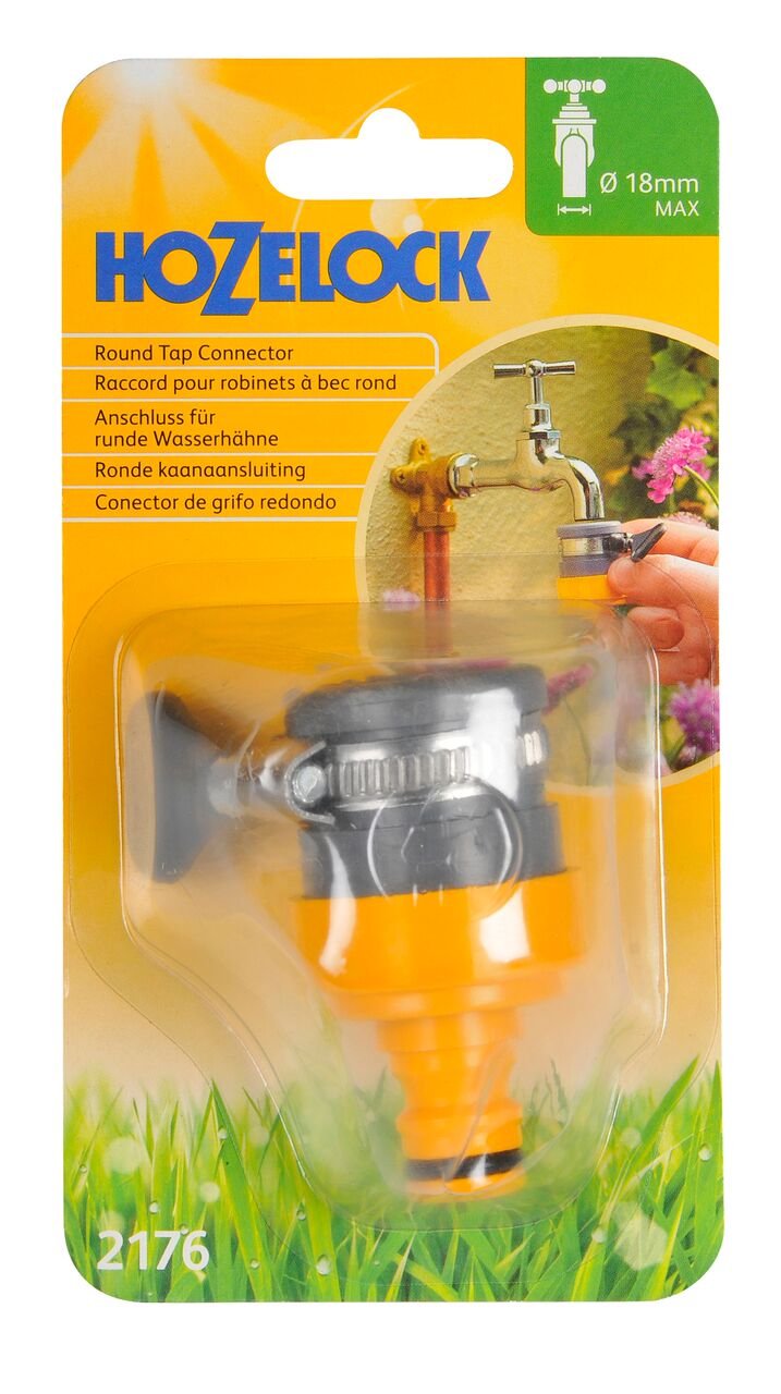 HOZELOCK - Indoor Tap Connector Round 14mm - 18mm : For Modern Threadless Kitchen Taps, Adjustable Stainless Steel Collar - Image 2