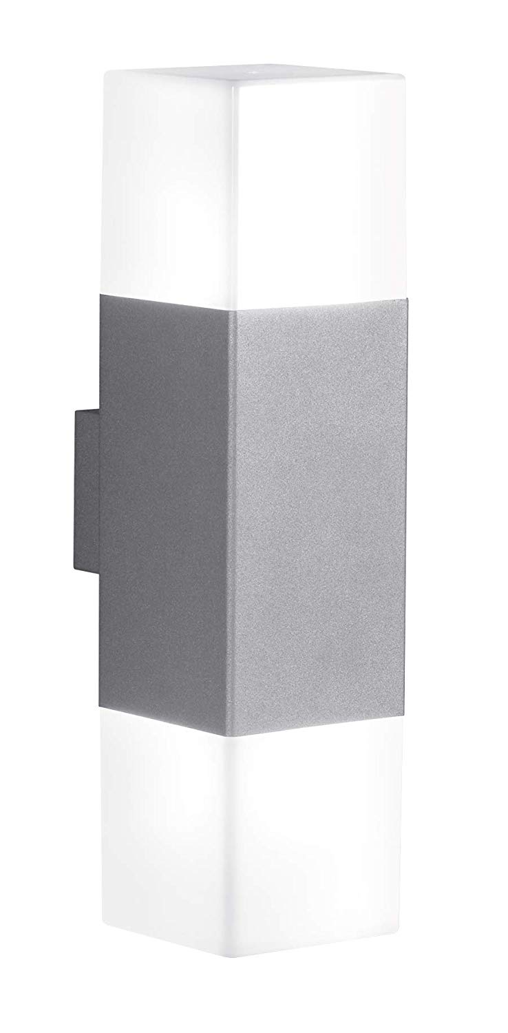 LED Outdoor Wall Light E14 Titan, Grey