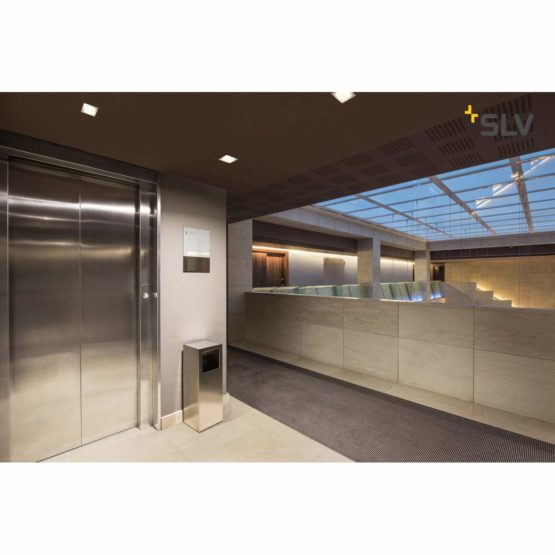 SLV VERLUX/Interior, LED spot, recessed Wall Light, Ceiling Spotlight / 3000K 12W 940lm dimmable 80 Degrees, Aluminium, 11 W, White - Image 4