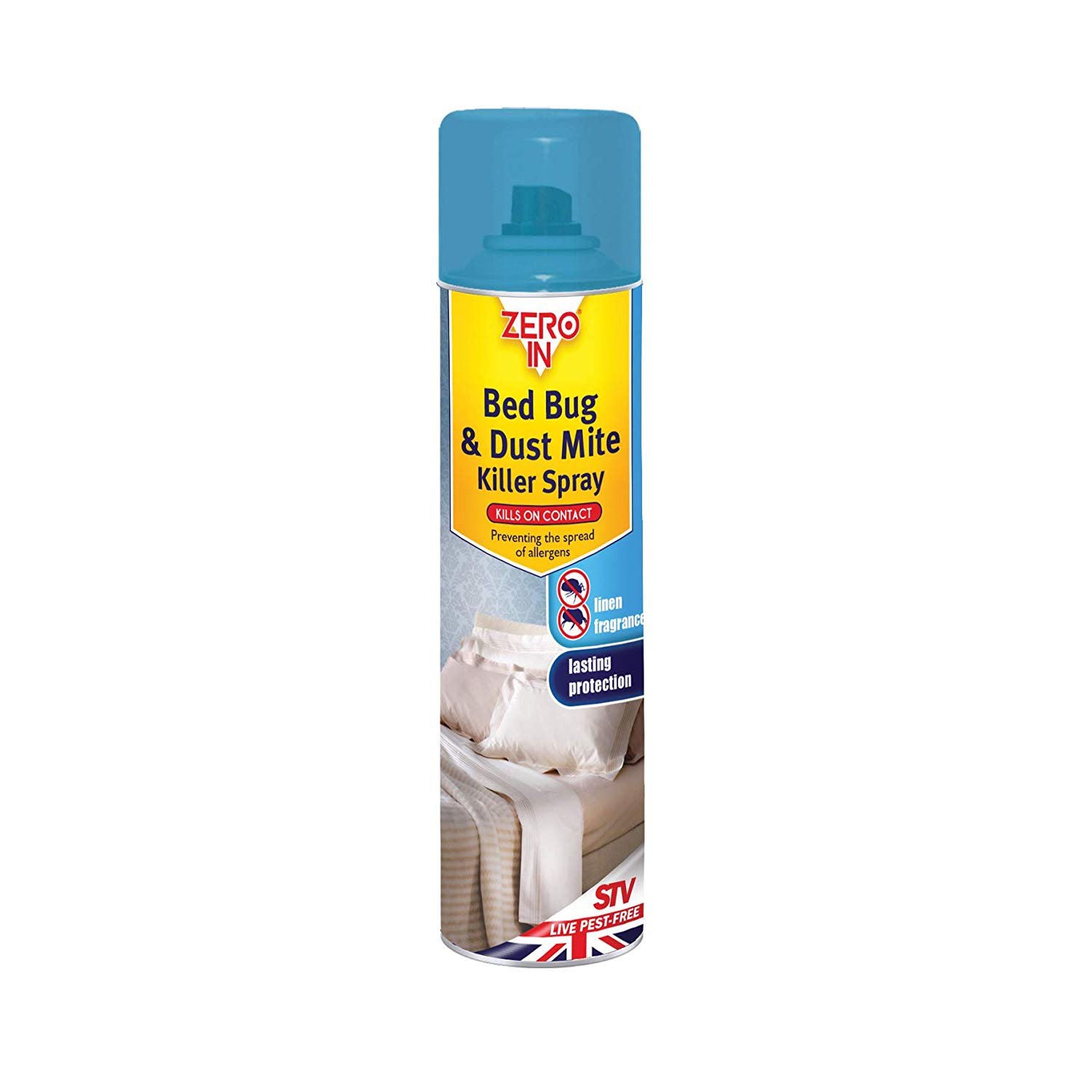 Zero In ZER968 Bed Bug Killer Spray 300 ml, Blue