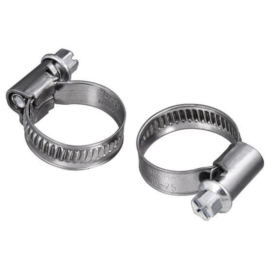 Hama 110813 Xavax Hose Clamps, Diameter 20-32 mm-Silver