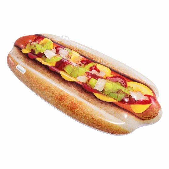 Intex Inflatable Giant Hotdog Mattress Lilo 180cm x 89cm. Perfect for the pool. - Image 3