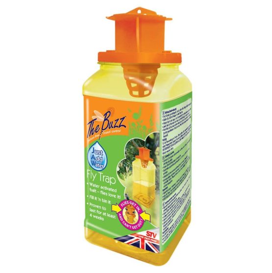 The Buzz STV334 JAW Fly Trap (Super Effective Disposable Insect Trap for Outdoor, Garden Use), Yellow, 20.0 cm*7.5 cm*7.5 cm