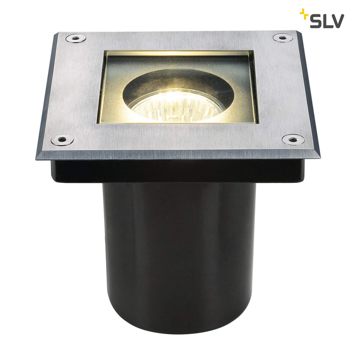 SLV recessed Floor Light DASAR 70 / Spot for Terrace, Outdoor spot, recessed Light Garden, Outdoor Floor Light / GU10 IP67 35W Stainless Steel