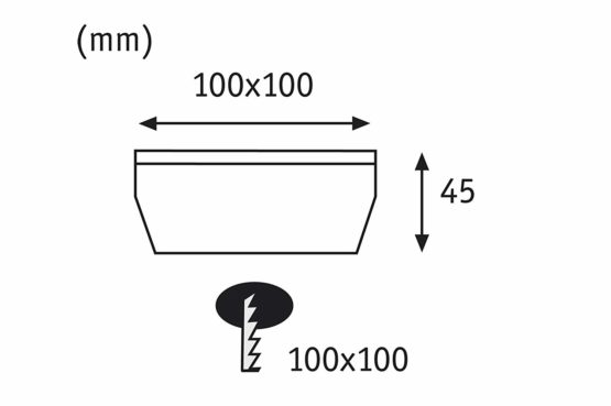 Paulmann Outdoor Recessed Lamp, Polycarbonate, Integriert, 0.24 W, Stainless Steel, Clear - Image 4