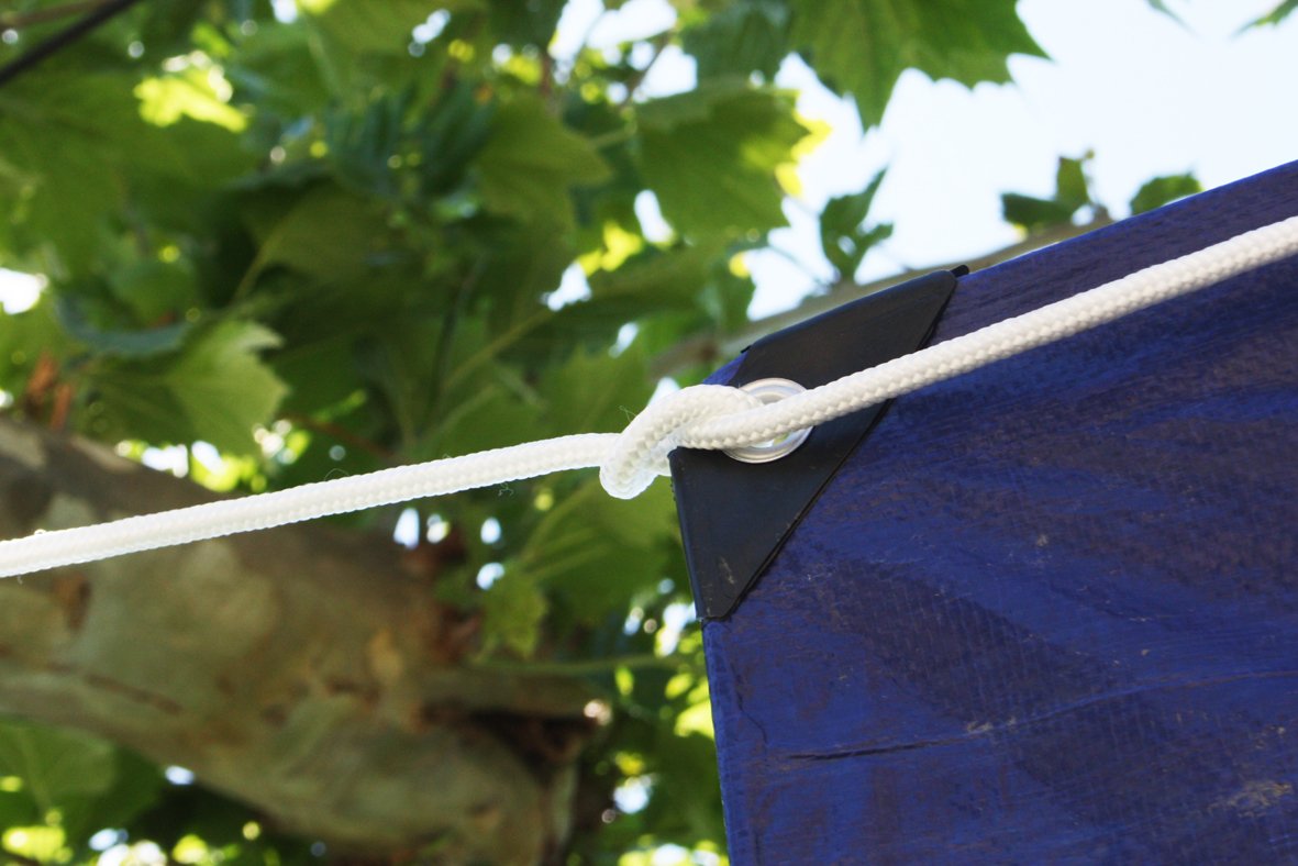 Labor 0300151 & nbsp; Eyelet reinforced PVC tarpaulin, green, 68293, 8x10 m - Image 2