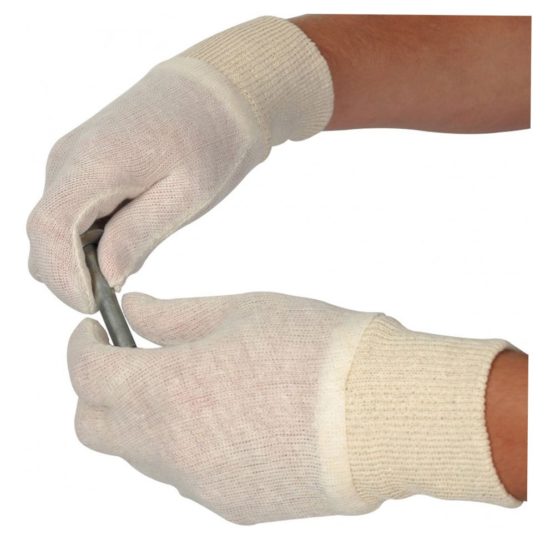 Ultimate Industrial COTGLV8 UCI STKW Stockinet Gloves, Single Pair, Men's, White
