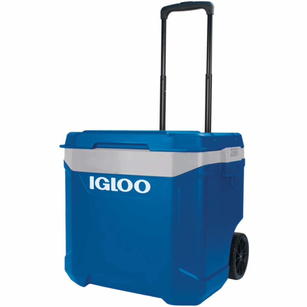 Igloo Coolers Europe Latitude 60 Unisex Adult Cool Box on Wheels Blue, 57 Litre BigaMart