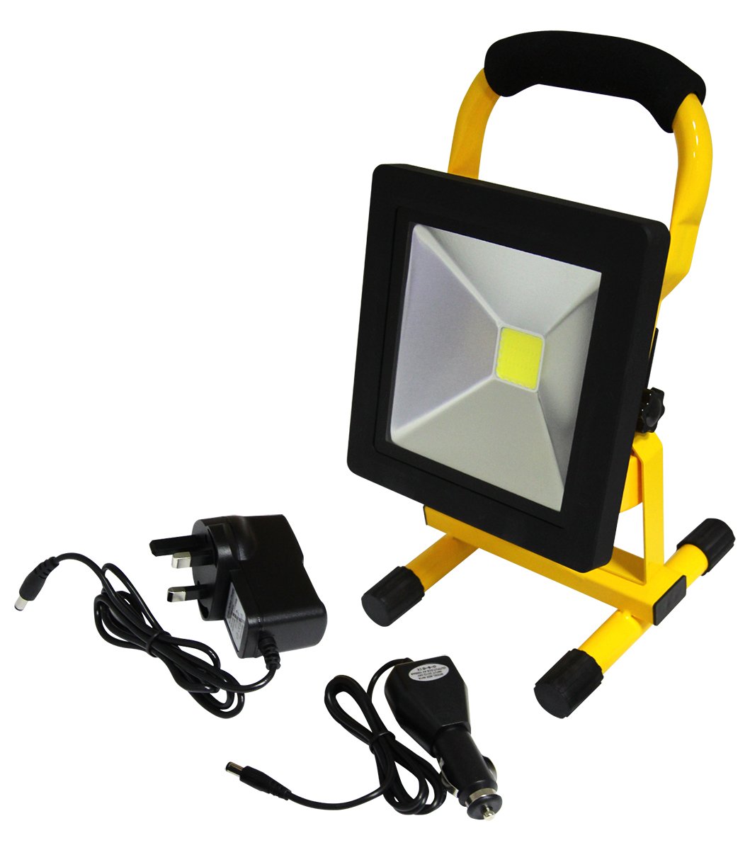 Long Life Lamp Company 20w Slim Rechargeable LED Portable Work Floodlight Indoor/Outdoor Use IP65 Cordless - Image 3