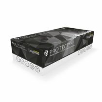 Unigloves GA0042 Powder Free Commercial Nitrile Gloves, Small, Black (Pack of 100)